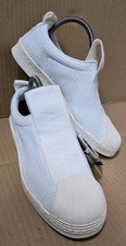 BNIB ADIDAS SUPERSTAR SLIP ON TRAINERS SIZE UK 5 WHITE BOXED BRAND NEW