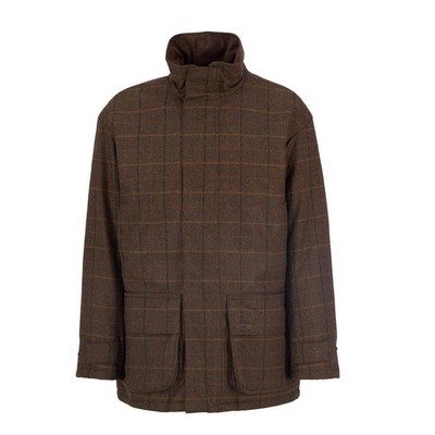Barbour Wool Beaconsfield Jacket Burnhill Brown Check