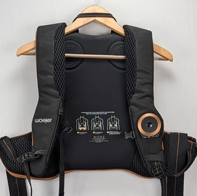 Woojer Vest Edge Haptic Feedback Gaming Vest VR Music Bass Tactile Suit Black
