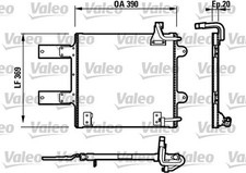 VALEO Kondensator Klimaanlage 817246 für 6X1 6N2 LUPO 6E1 AROSA SEAT VW POLO 1