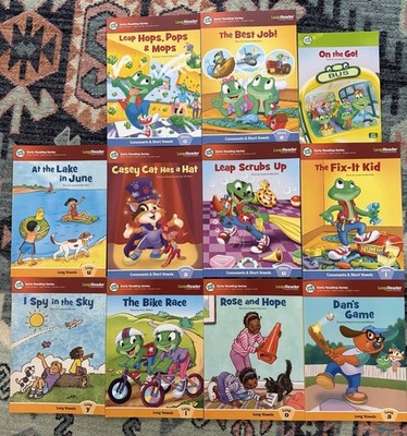 LeapFrog LeapReader Lot of 10 Books Early Reading Series - EUC!