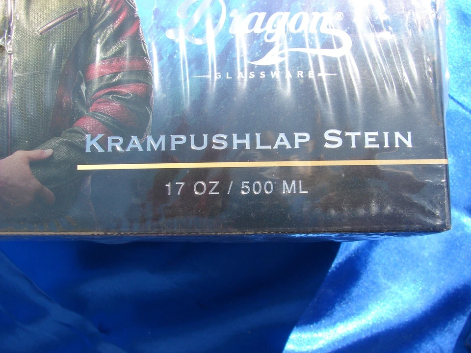 RED ONE Movie Krampus KRAMPUSHLAP Stein 17 oz Set of 2 Barware Dragon Glassware - Image 2 of 4