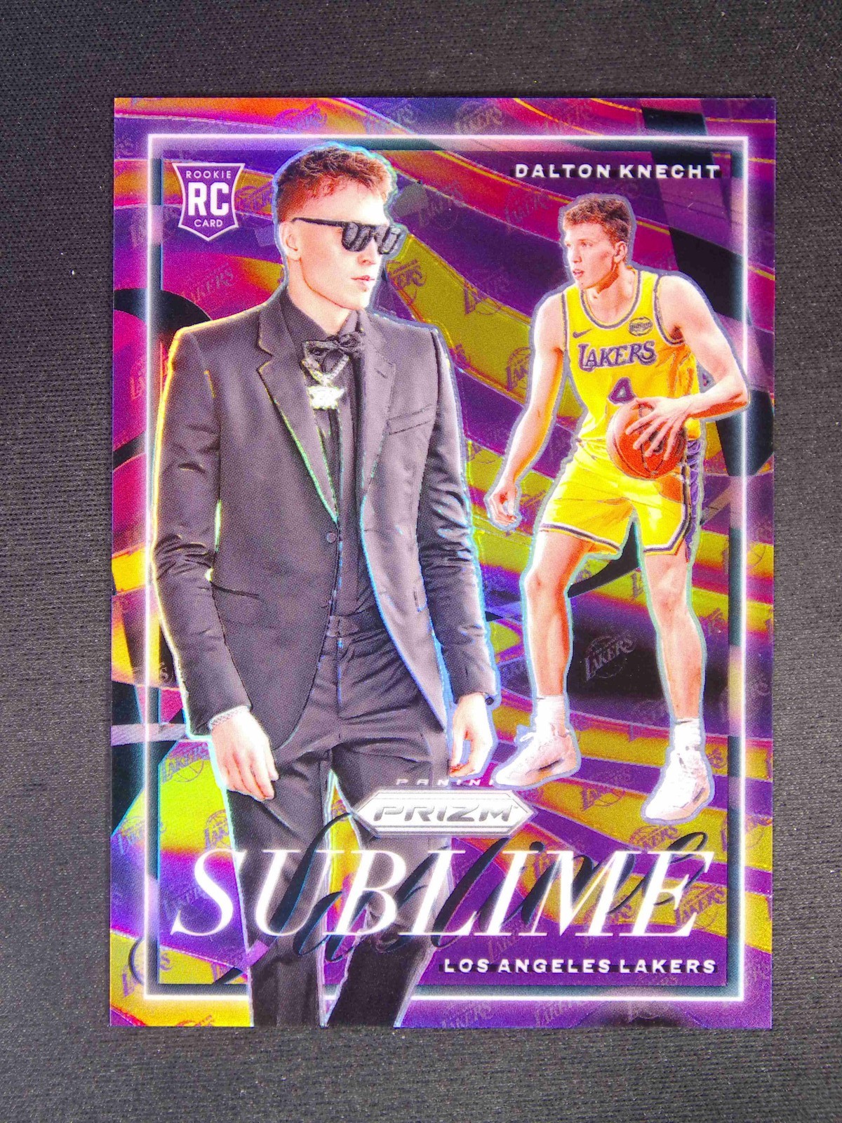 2024-25 Panini Prizm Dalton Knecht #1 RC Rookie Sublime Case Hit SSP