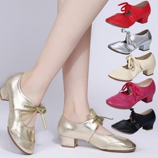Women Dancing Rumba Waltz Prom Ballroom Latin Ballet Dance Singles Shoes