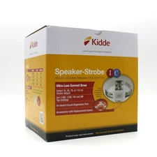 Kidde GENESIS LED Fire Alarm Ceiling Speaker Strobe White, EGCSVWFU