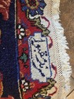VTG Large traditional Rug 9'x13' hand-knotted,Wool, Signed, Great condition — photo 1