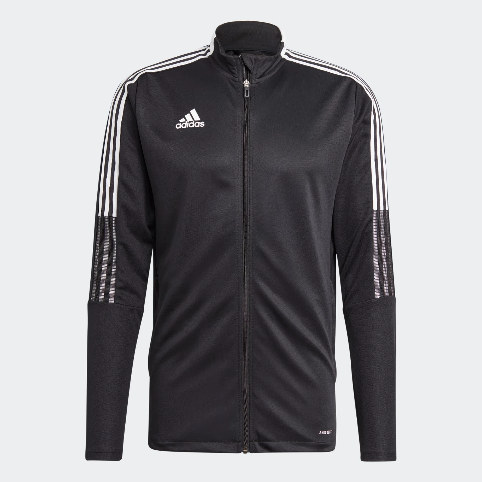 Adidas TIRO 21 Track Top Zip Pockets Football Mens Black Size L / Large RRP £40