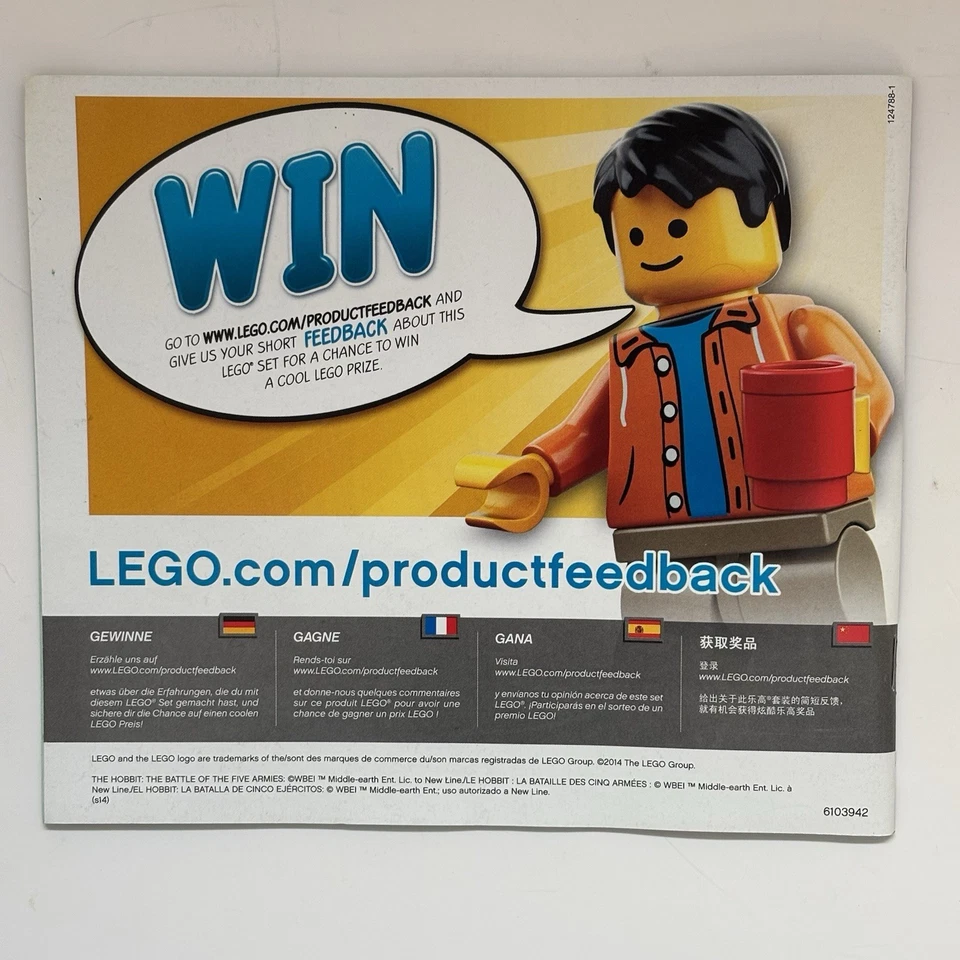 LEGO The Hobbit 79016 Attack on Lake-Town 100% полный комплект с минифигурками и руководством - Изображение 4 из 4