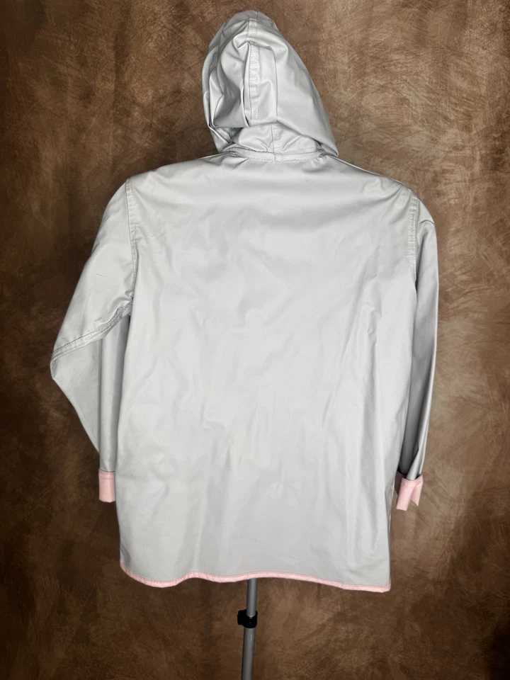 Chaqueta de lluvia vintage para mujer HM Abernathy talla mediana gris rosa” Foto 3 de 4