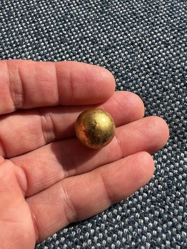 Pre Civil War Ball or Zouave Coat Button Lewis & Tomes Backmark