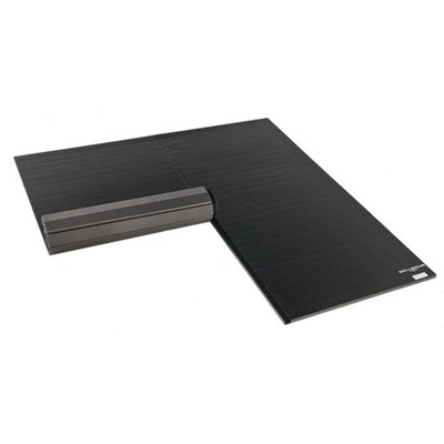 Dollamur 10 x10 x1.25  Wrestling Mat, Black, Home Workouts, FLEXI-Connect