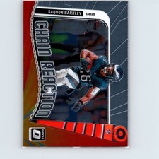 2024 Donruss Optic Saquon Barkley #4 Chain Reaction Philadelphia Eagles