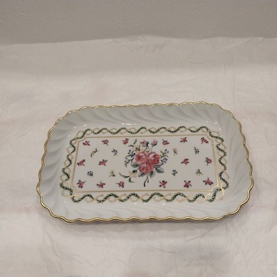 Haviland Limoges Louveciennes Rectangular Serving Tray Trinket