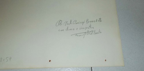 Litografia GILBERTO FRANCISETTI Monte dei Cappuccini Torino FIRMATA 1977 6/50 - Picture 3 of 3
