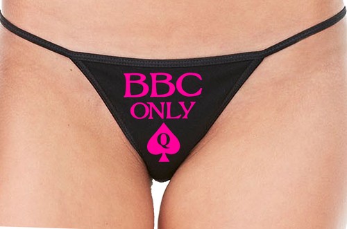 Knaughty Knickers BBC solo regina di picche perizoma mutandine grande nero cazzo QoS Slut - Foto 4 di 16