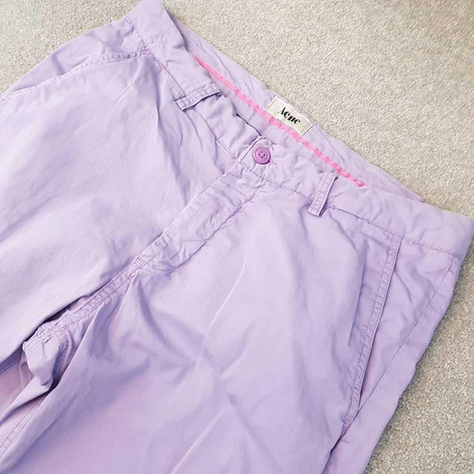 Pantalones chinos rectos regulares Acné para hombre 36x30 púrpura claro Ken W36 L30 Foto 2 de 4