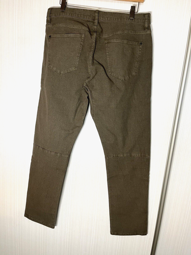 NWT Proof Pants Mens 33x30 Olive Rover Slim Fit Canvas Cotton Blend Stretch - Picture 2 of 6