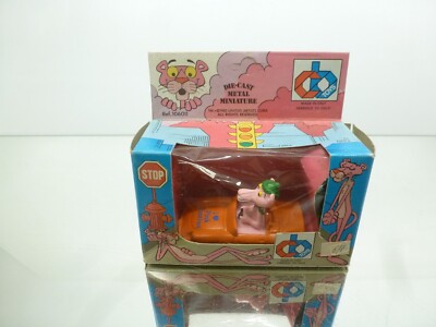 ESCI CB ITALY PP04 ALFA ROMEO SPIDER PINK PANTHER - ORANGE L8.7cm - GOOD IN BOX