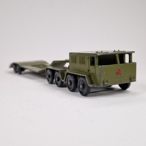 Vintage Soviet Tank Carrier Vehicle Toy MAZ-537 TRAL Army Military Diecast USSR