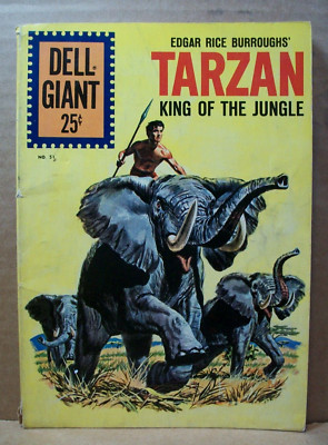 Tarzan King Of The Jungle #51 (Dell Giant, 1961) VG/FN