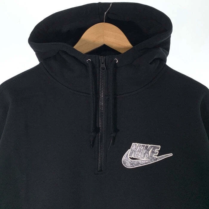 Felpa con cappuccio mezza zip Supreme 21SS Nike pullover felpa nera usata