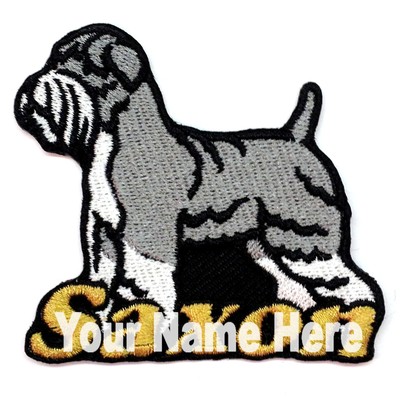 Golden Retriever Dog Custom Iron-on Patch With Name Personalized Free