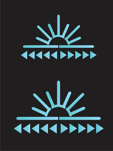 Joanie Boho Sun Stencil Desert Southwest Bohemian Geo Arrow DIY Craft Art Signs - Picture 4 of 35