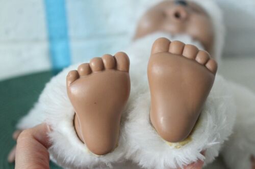 Verschneite Monchichi DDR Stil Monchhichi DDR Daumenlutschen 15" 80er Jahre - Bild 4 von 10