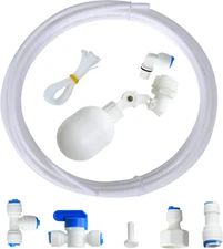 1/4 Inch Tube Float Valve Kit for RO Water Reverse Osmosis System ( Ball Float V
