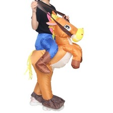 TOLOCO Inflatable Adult Unicorn Rider Halloween Costume