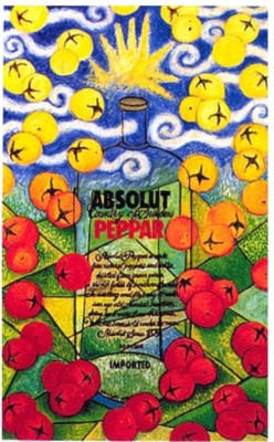 RARE Absolut 26 x 40 NEW JERSEY Statehood Lithograph Poster Printer's Collection