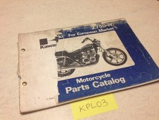 Elenco Parti Kawasaki Z750 H1 LTD 750 Z Catalogo Lista Pezzi Di Ricambio Ed. 80