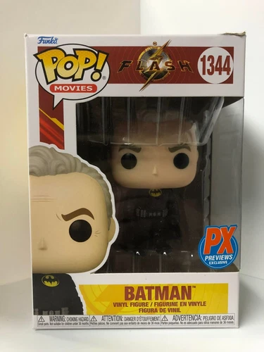 Funko Pop! Movies: DC Flash BATMAN UNMASKED Vinyl Figure - PREVIEWS PX! 1344