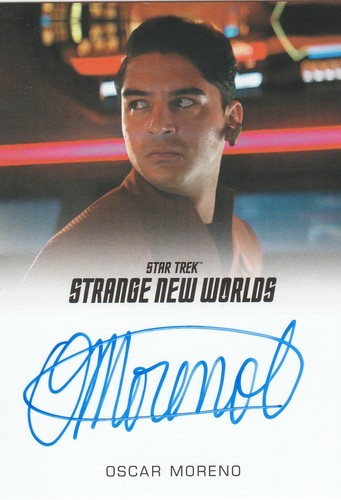 2023 Star Trek Strange New Worlds Season 1 Oscar Moreno Autogramm Zuniga - Bild 2 von 2
