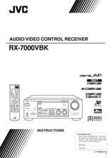 JVC RX-7000VBK Receiver Owners Instruction Manual Reprint