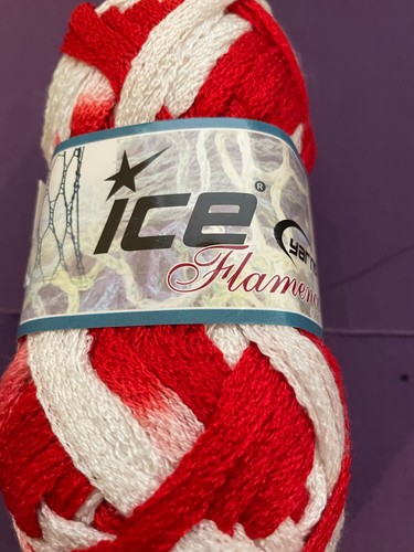Ice FLAMENCO Super Bulky weight Multi Colored Acrylic Ribbon Yarn - Picture 20 of 20