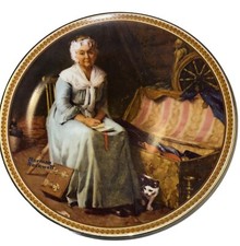 1983 Norman Rockwell 'Reminiscing in the Quiet' Vintage Collectible Plate