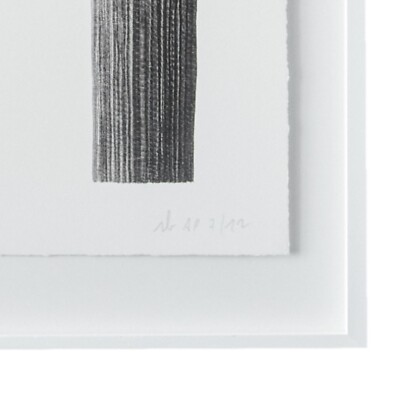 Ronan Bouroullec Lithography Print M-3 Poplar Wood Frame Limited