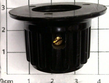 Philmore 3015 Ribbed Control Knob - 1/4" Shaft, 13/16" Diameter With Dual Indicator Bars - For Potentiometers & Switches