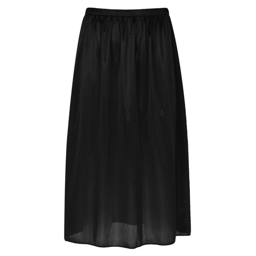 Damen Mädchen Unterkleid Kurz Lang Unterrock Elastisch Halbrock Jupon Underskirt - Bild 158 von 208