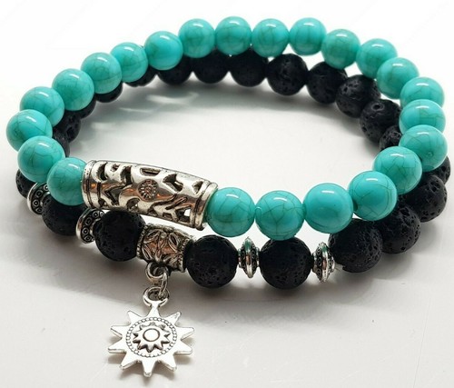 Friendship Bracelets Beaded Hematite Power Self Healing Bracelet Gemstone Reiki - Picture 41 of 60
