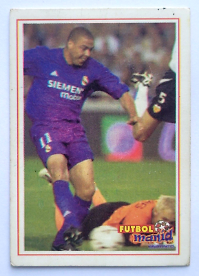 2004 Futbol Mania Venezuelan Soccer Card #001 RONALDO NAZARIO Real