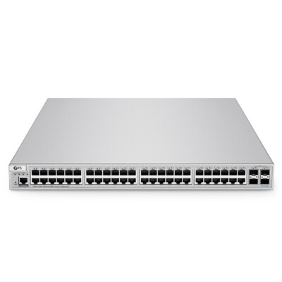 FS S3910-48TS L2+ Switch, 48 x Gigabit ports + 4 X 10G SFP+ Port, Stackable