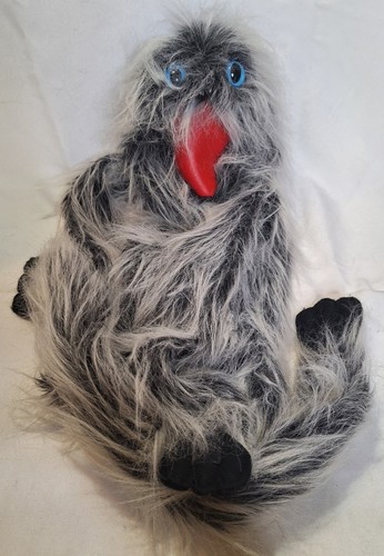 Vintage und Puppe Lyons Colorado flauschiges Fell grau lange Beine Ganzkörper