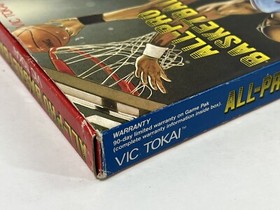 All Pro Basketball NES CIB Complete Nintendo Game Box Manual Sleeve Styrofoam