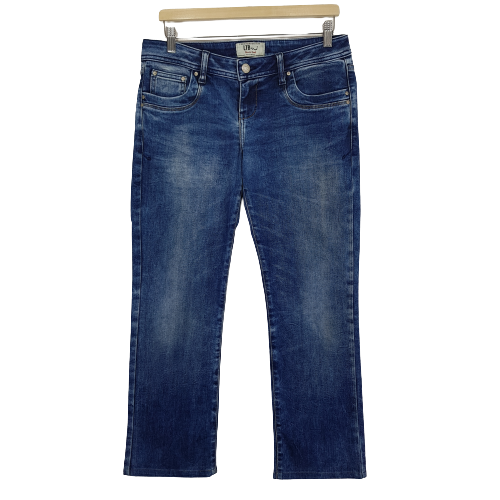 LTB Valerie Womens Jeans W31 L28.5 UK12/14 Blue Stretch Regular Bootcut Low Rise | eBay