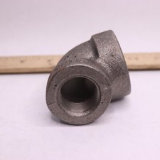 Anvil Reducing Elbow Fitting Malleable Iron Black 1" FPT x 3/4"