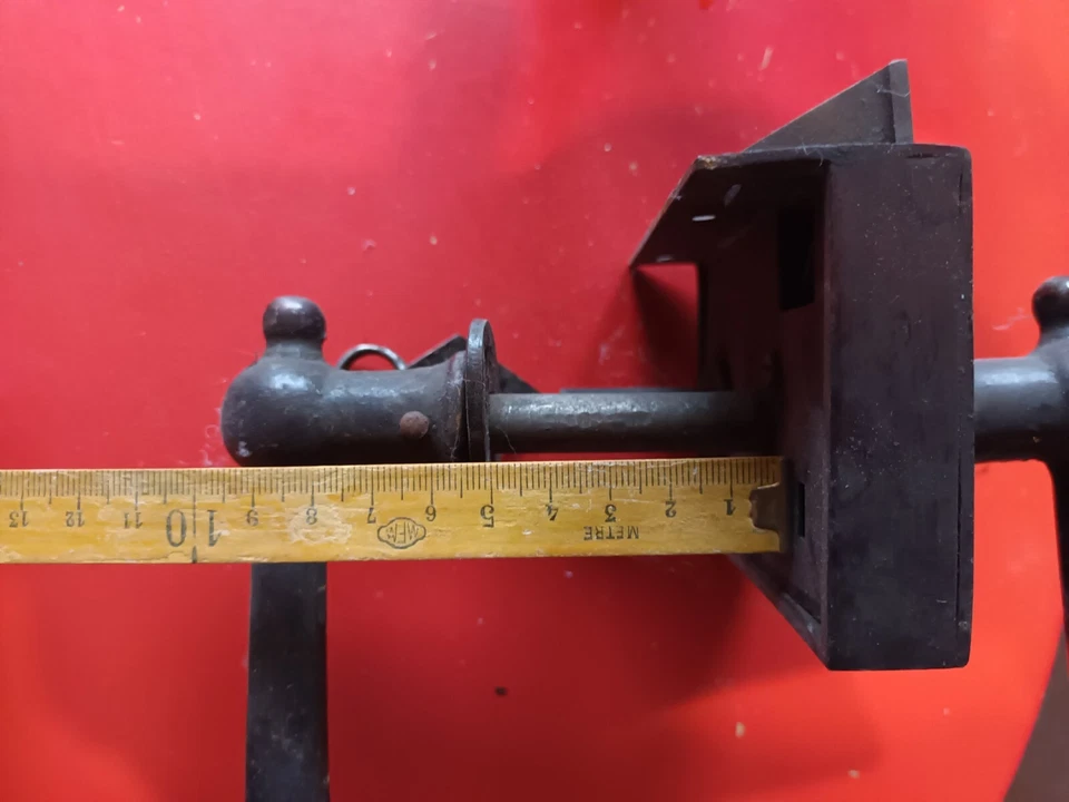 Serrure à plaquer avec  poignée fonte  neuf de stock gauche droite - Photo 3/4