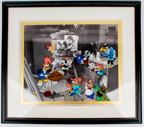 Walter Lantz We Miss You Boss #1 Serigraph Art Cel Woody Woodpecker Animation - Picture 1 of 11