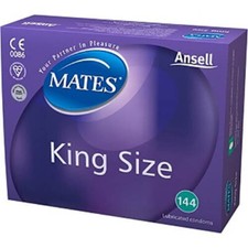 Mates King Size Large Condoms 56mm